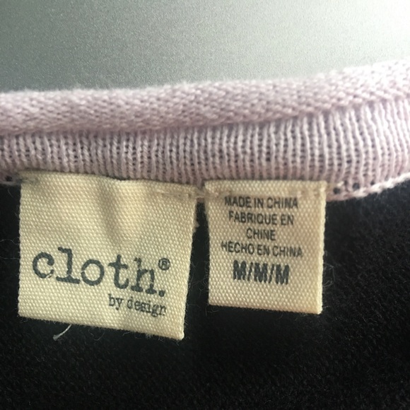 Cloth by design light black sweater size M - Picture 6 of 6